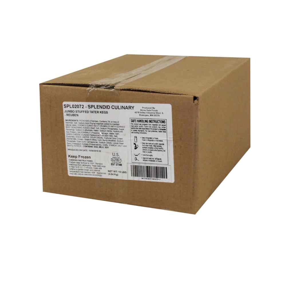 Stone Gate Reuben Tater Kegs Case FoodServiceDirect