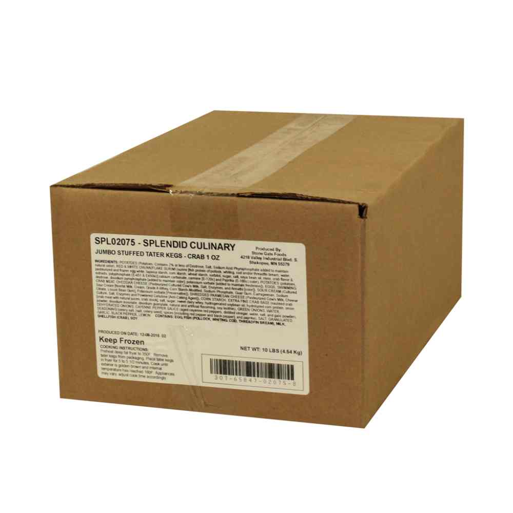 Tater Kegs Crab, 1 Ounce -- 160 Per Case
