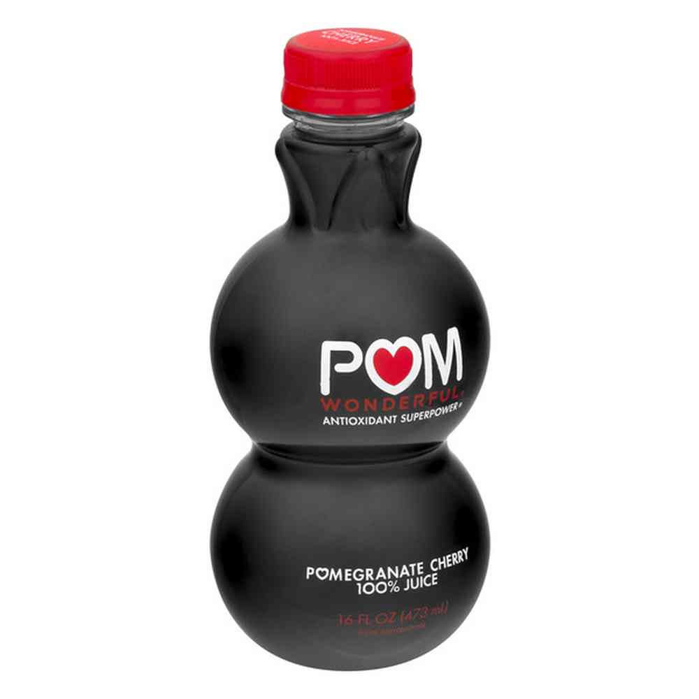 Pom Wonderful 100 Percent Pomegranate Cherry Juice, 16 Fluid Ounce -- 6 Per Case