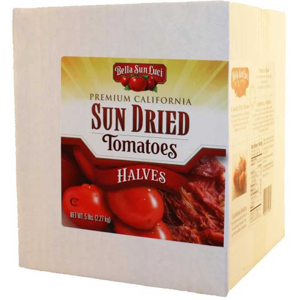 Bella Sun Luci Premium California Sun Dried Tomatoes Halves, 5 Pound