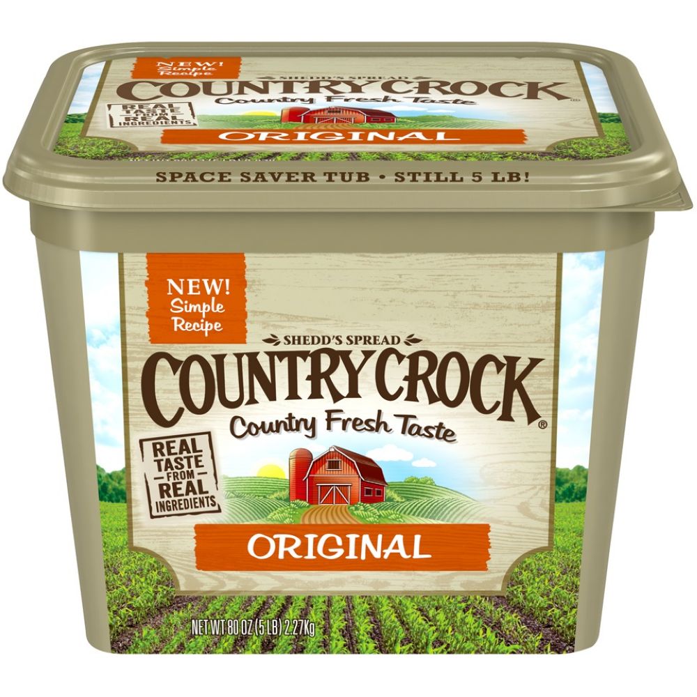 Country Crock Original Vegetable Oil Spread, 5 Pound -- 6 Per Case