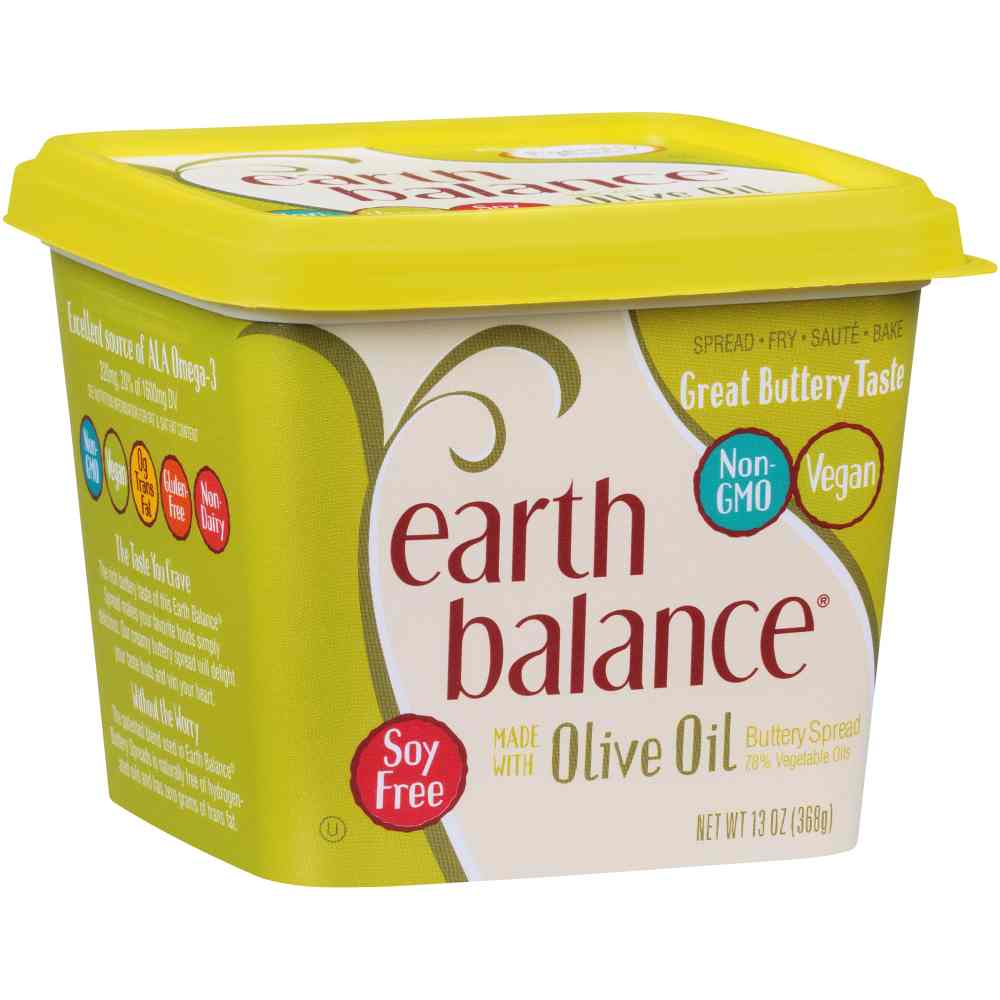 Earth Balance Extra Virgin Olive Oil Buttery Spread, 13 Ounce -- 6 Per Case