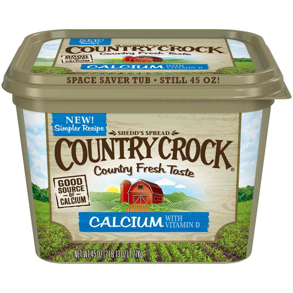 Country Crock Calcium Spread, 45 Ounce -- 12 per case.