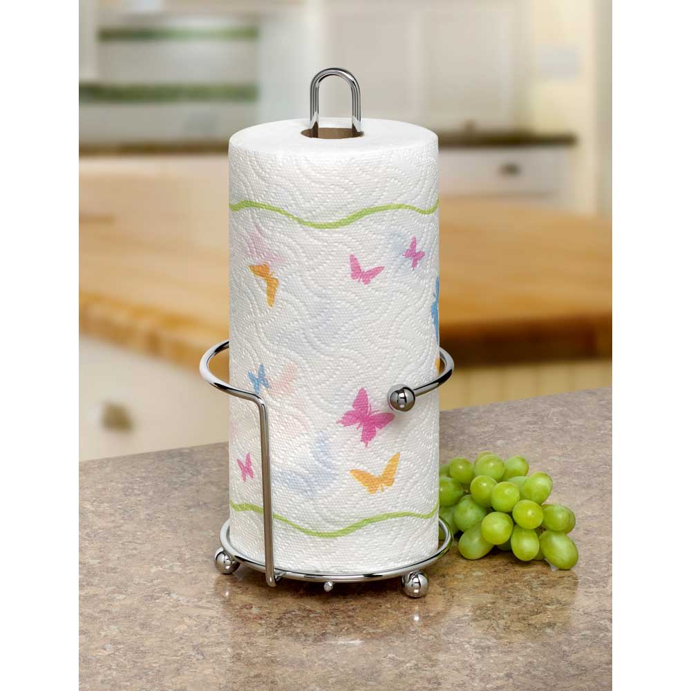 Spectrum Diversified Designs, LLC. Euro Round Napkin Holder - Satin Nickel