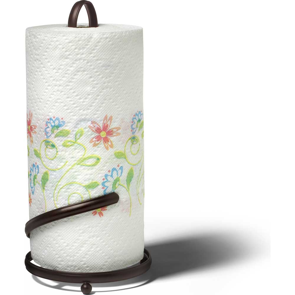 Spectrum Ashley Bronze Paper Towel Holder, 13.25 X 6.25 X 6 Inch