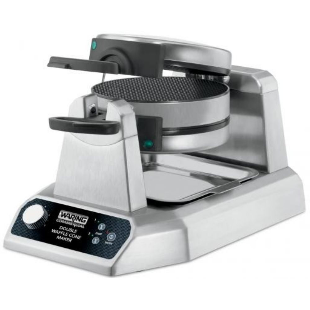 Waring Commercial Heavy Duty Double Vertical Waffle Cone Maker, 120 Volts