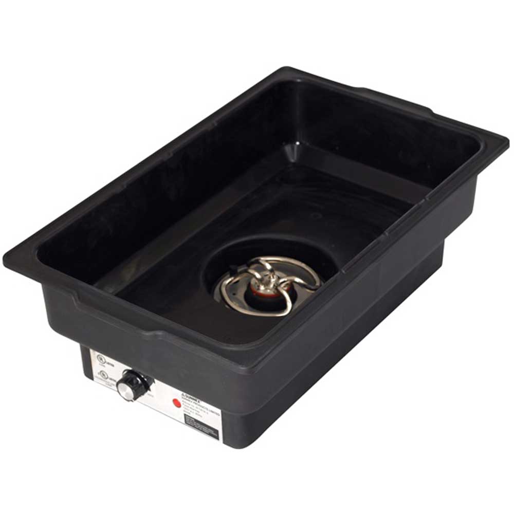 Winco Plastic 900w Full Size Electric Water Pan, 22-5/8 X 13-5/8 X 7 Inch