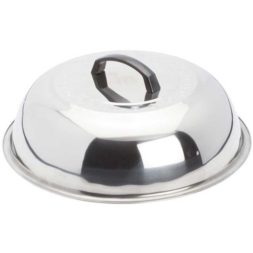Winco Stainless Steel Mirror Finish Wok Cover, 13 3/4 Inch Dia. X 3.56 Inch -- 12 Per Case