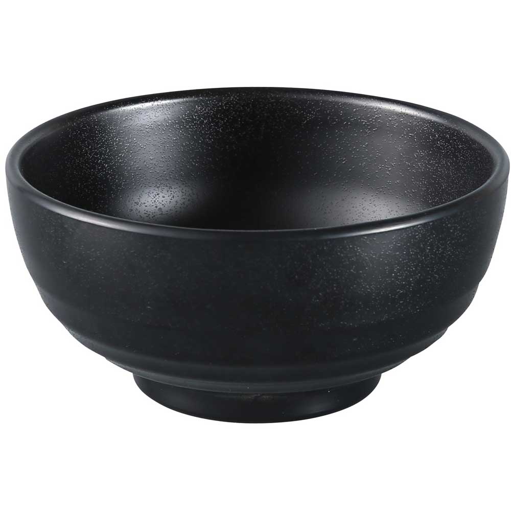 Yanco Asian Style Melamine Round Black Pearl Woodong Noodle Bowl, 38 Ounce -- 48 Per Case