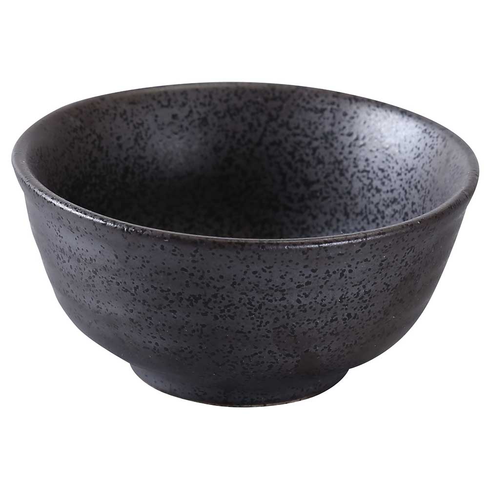 Yanco Diamond Black Speckled Porcelain Round Rice Bowl, 10 Ounce Capacity -- 36 Per Case