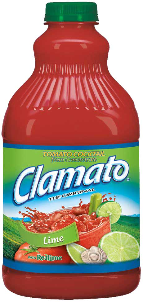 Clamato Lime Tomato Cocktail, 64 Fluid Ounce -- 8 Per Case