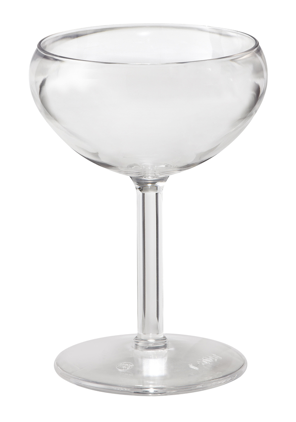 Get Enterprises Inc Styrene Acrylonitrile Stemware Clear Margarita Glass, 24 Ounce -- 24 Per Case