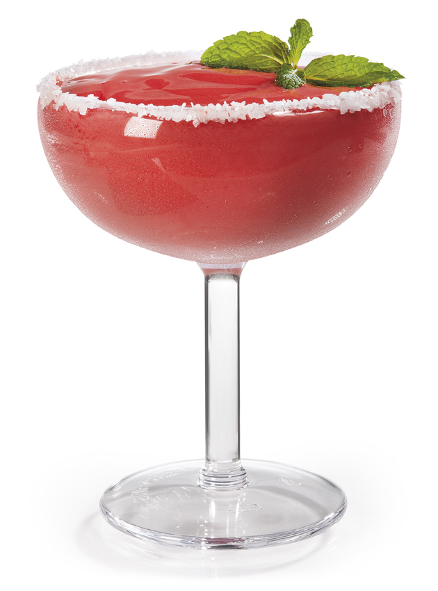 Get Enterprises Inc Styrene Acrylonitrile Stemware Clear Margarita Glass, 16 Ounce -- 24 Per Case