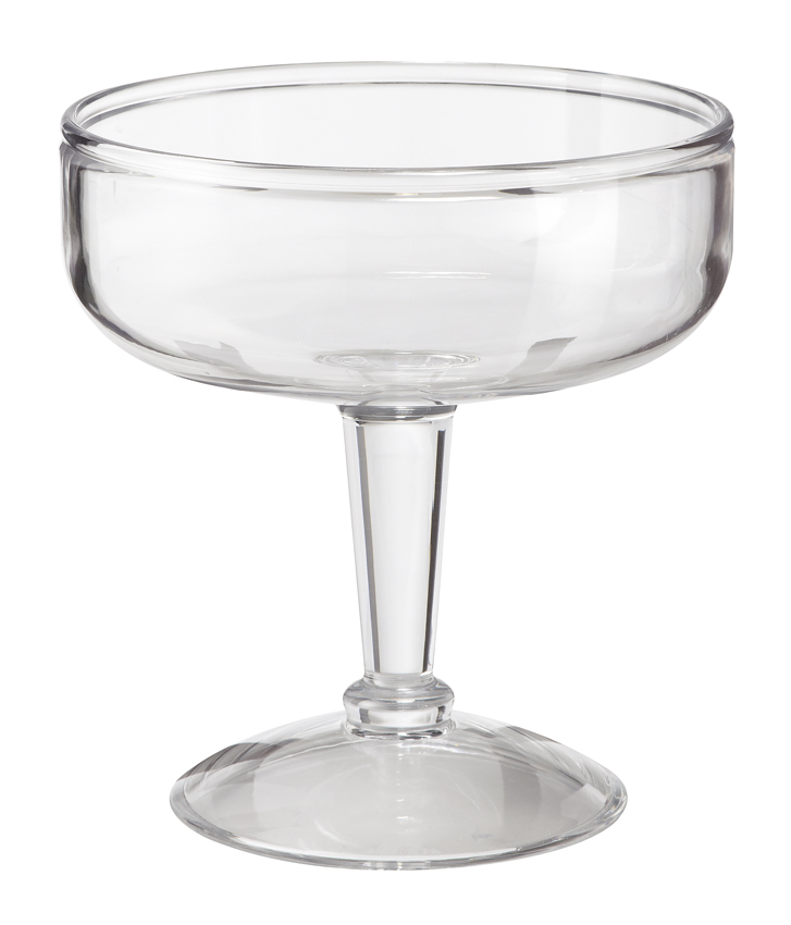 Get Enterprises Inc Styrene Acrylonitrile Stemware Clear Super Margarita, 32 Ounce -- 12 Per Case