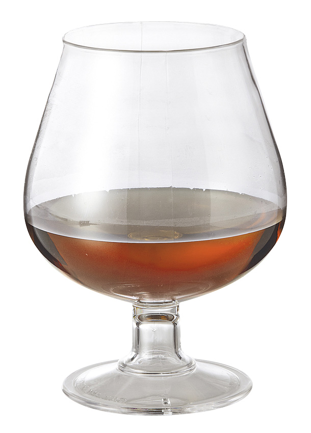 Get Enterprises Inc Styrene Acrylonitrile Stemware Clear Brandy Glass, 16 Ounce -- 24 Per Case