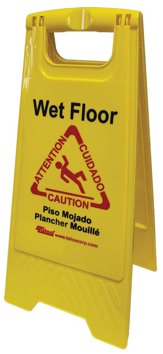Tolco Wet Floor Sign