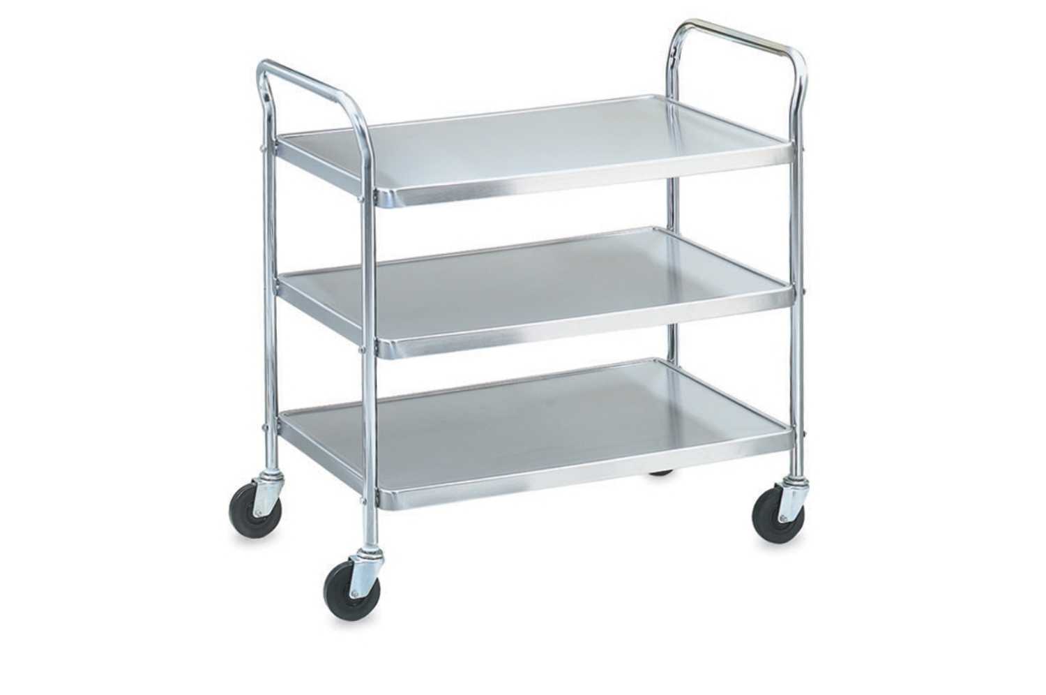 Vollrath Heavy-duty Stainless Steel 3 Shelves Money Saver Knock Down Cart, 500 Pound Capacity
