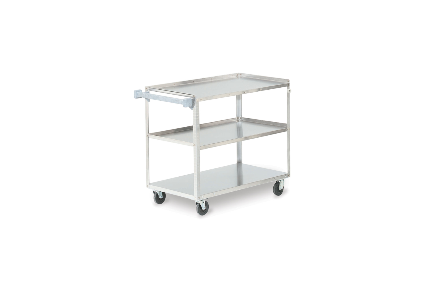 Vollrath Stainless Steel 3 Shelves Utility Cart, 500 Pound Capacity