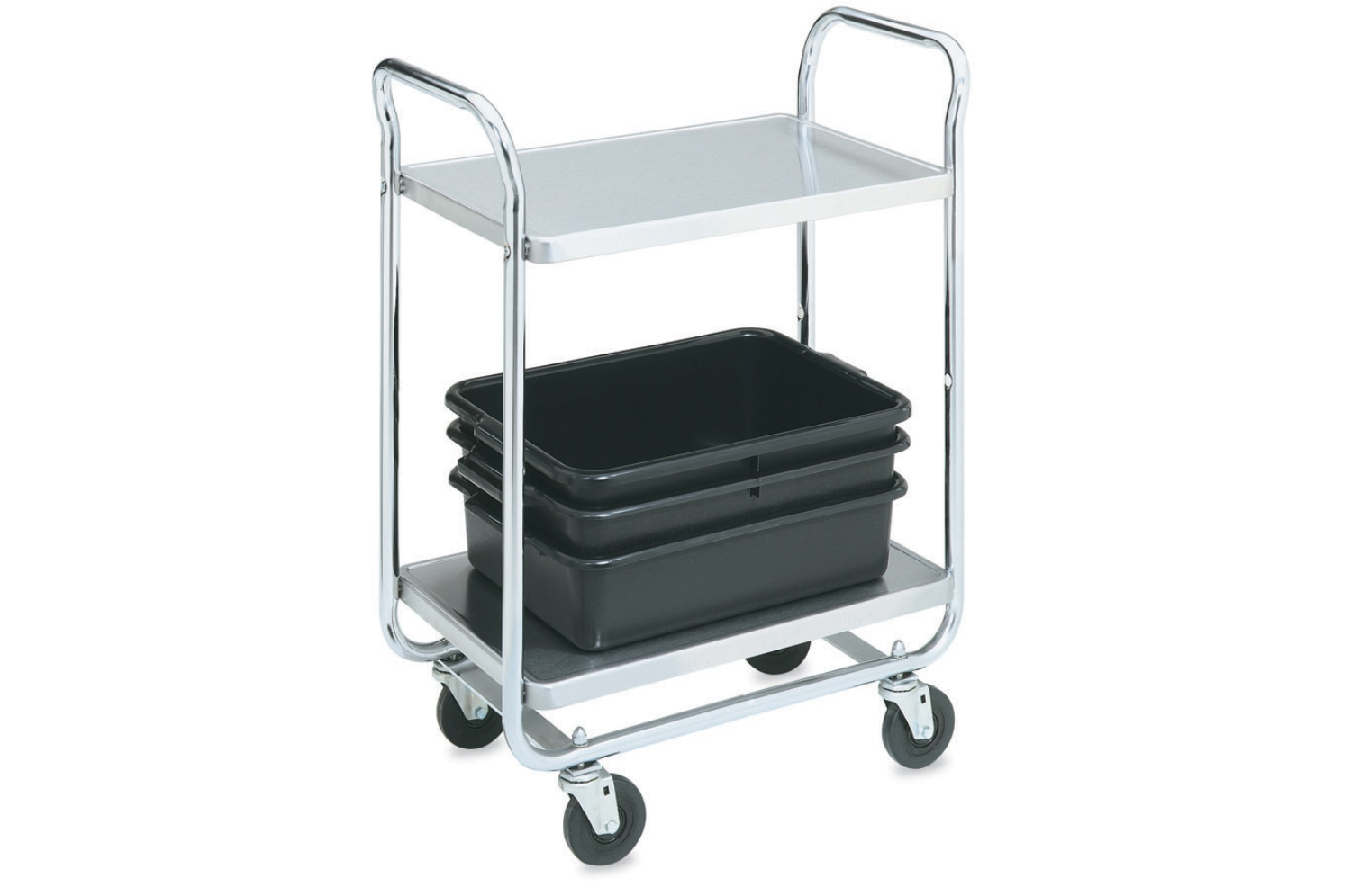 Vollrath 3 Shelf Thrift I Tubular Cart, 31 1/2 X 16 X 36 1/2 Inch