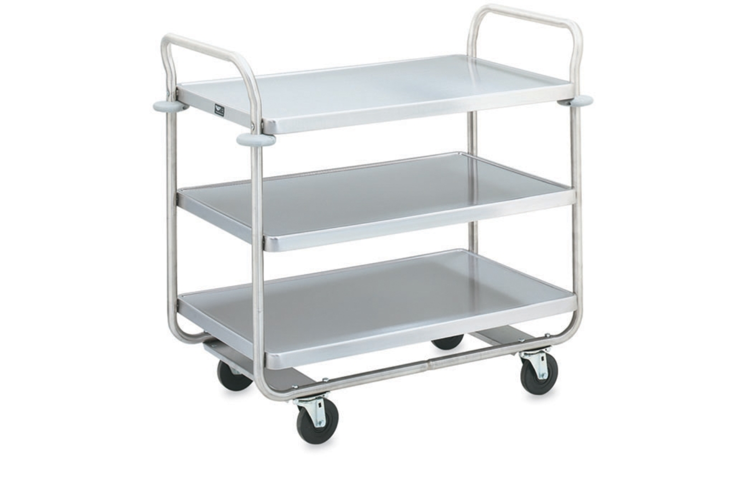 Vollrath Stainless Steel 3 Shelves Tubular Frame Caravelle Cart, 500 Pound Capacity