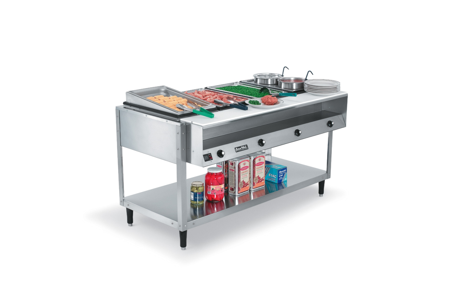 Vollrath Servewell Hot Food Table, 61 1/4 X 32 X 34 Inch