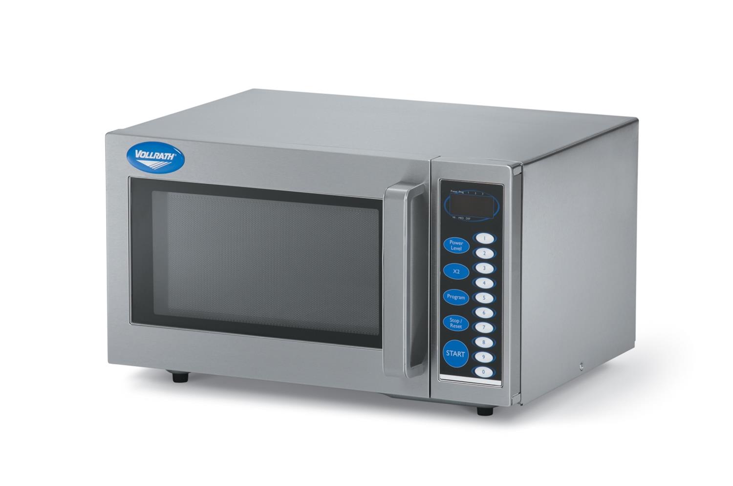 Vollrath Heavy Duty Digital Microwave Oven, 20 1/2 X 18 1/8 X 12 1/4 Inch Overall Dimension