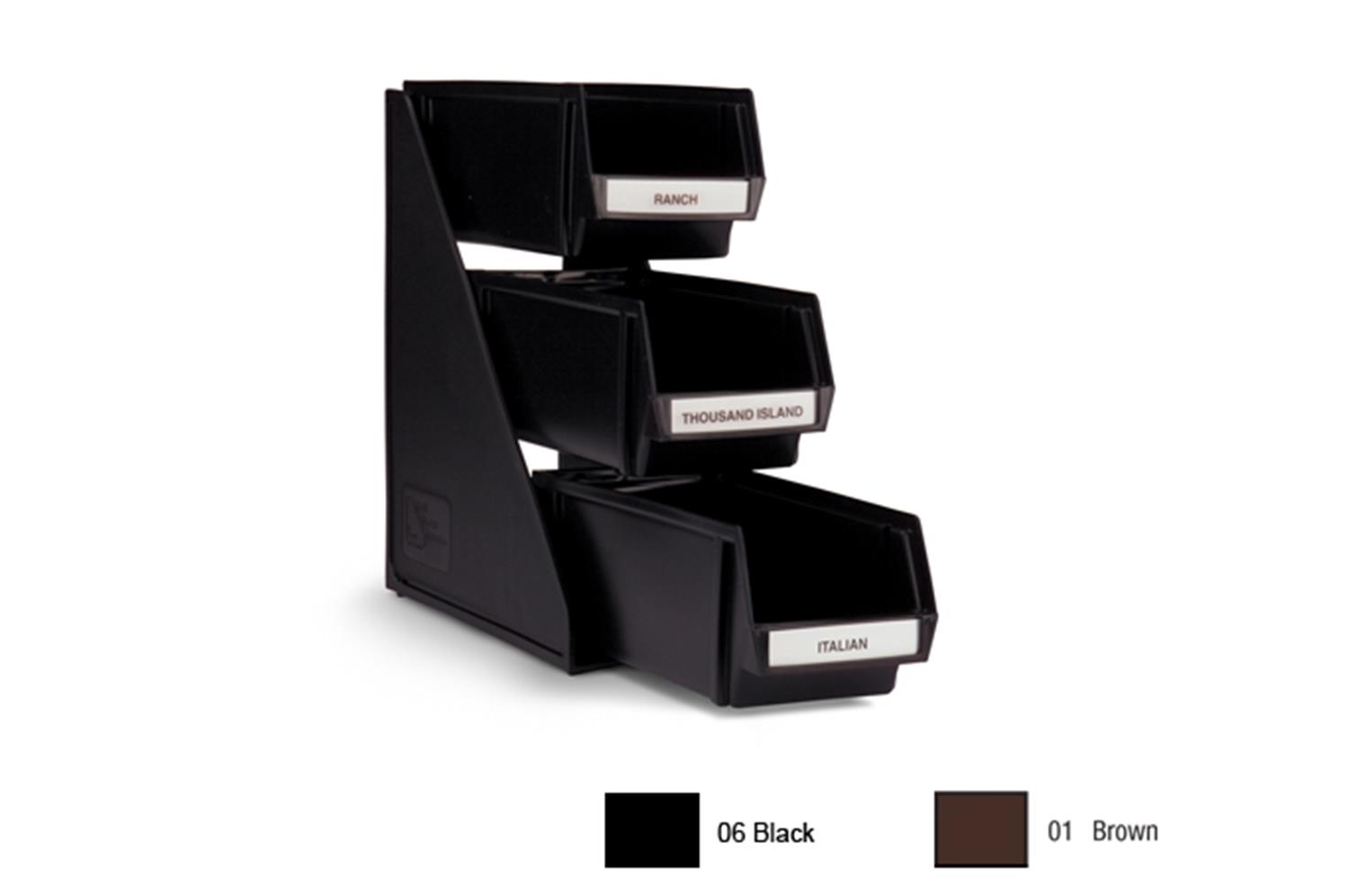 Traex 3 Tier With Three 11 Inch Bins And Clips