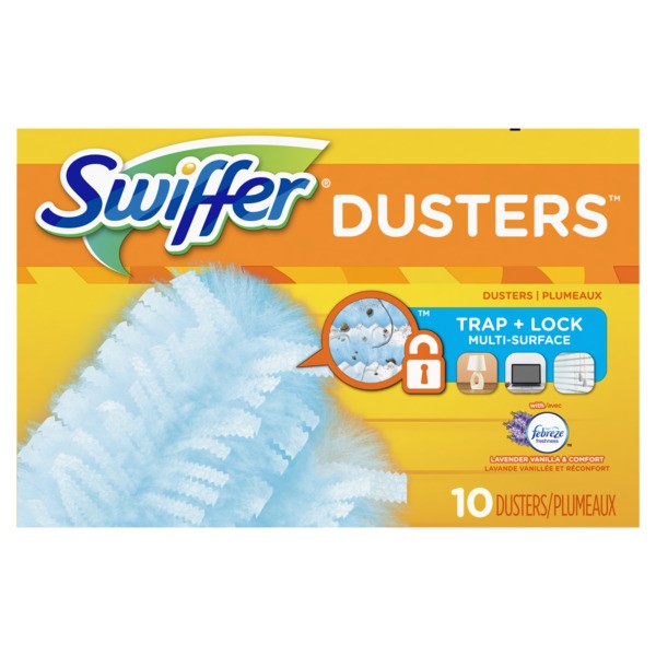 Swiffer Febreze Lavender Vanilla And Comfort Scent 180 Dusters Refills Only, 10 Count -- 4 Per Case
