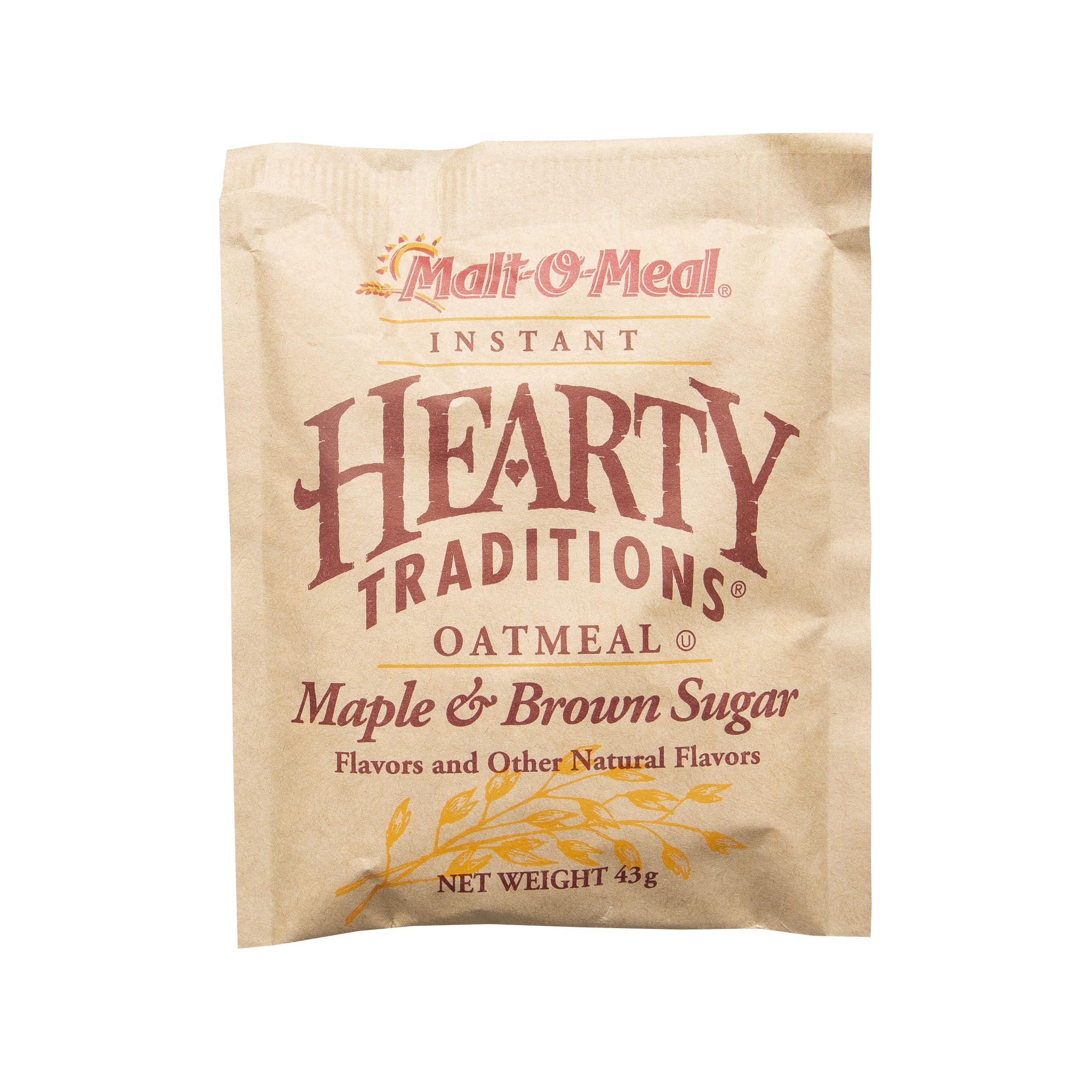 Malt-o-meal Maple And Brown Sugar Instant Oatmeal, 1.51 Ounce -- 200 Per Case