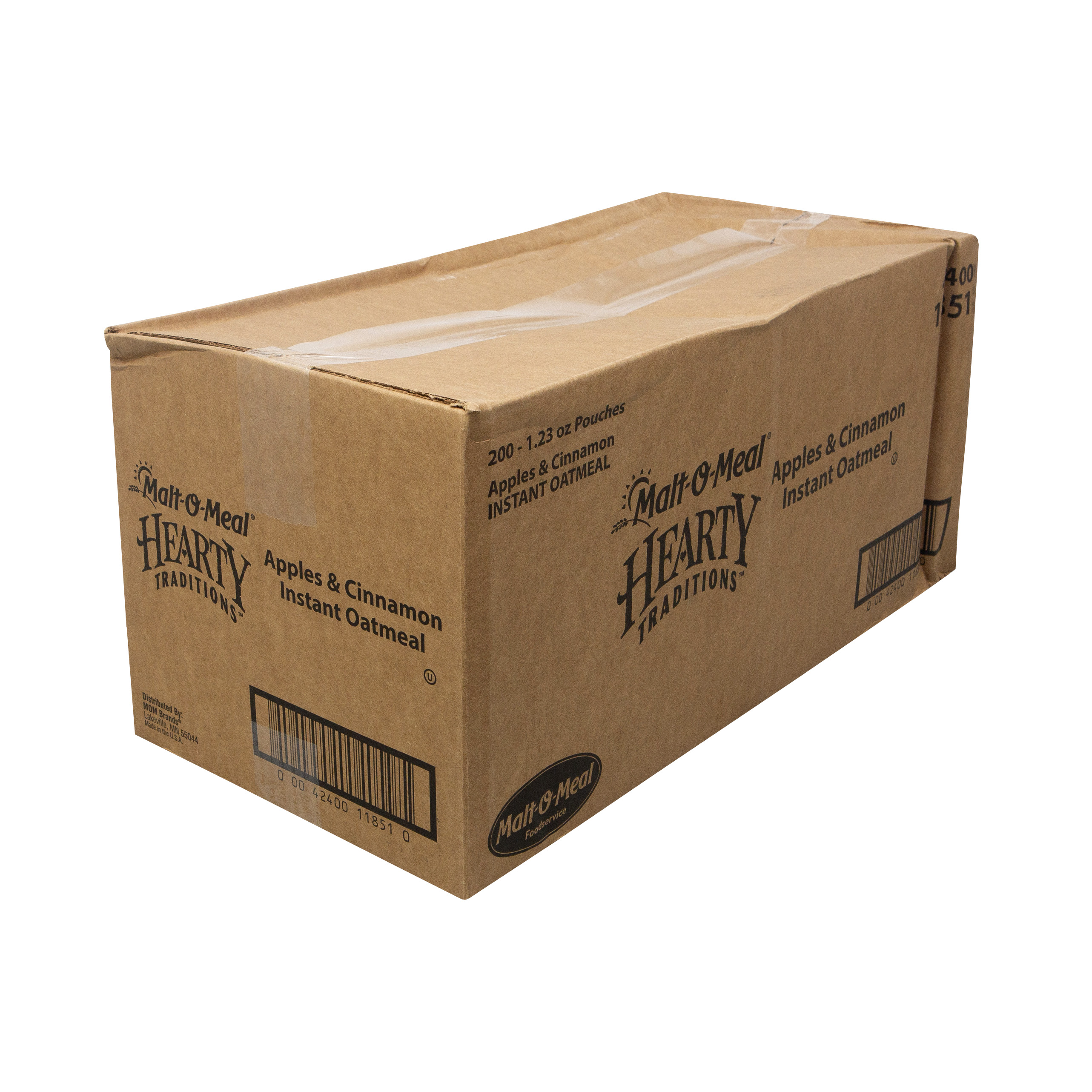 Malt-o-meal Apple And Cinnamon Oatmeal, 1.23 Ounce -- 200 Per Case