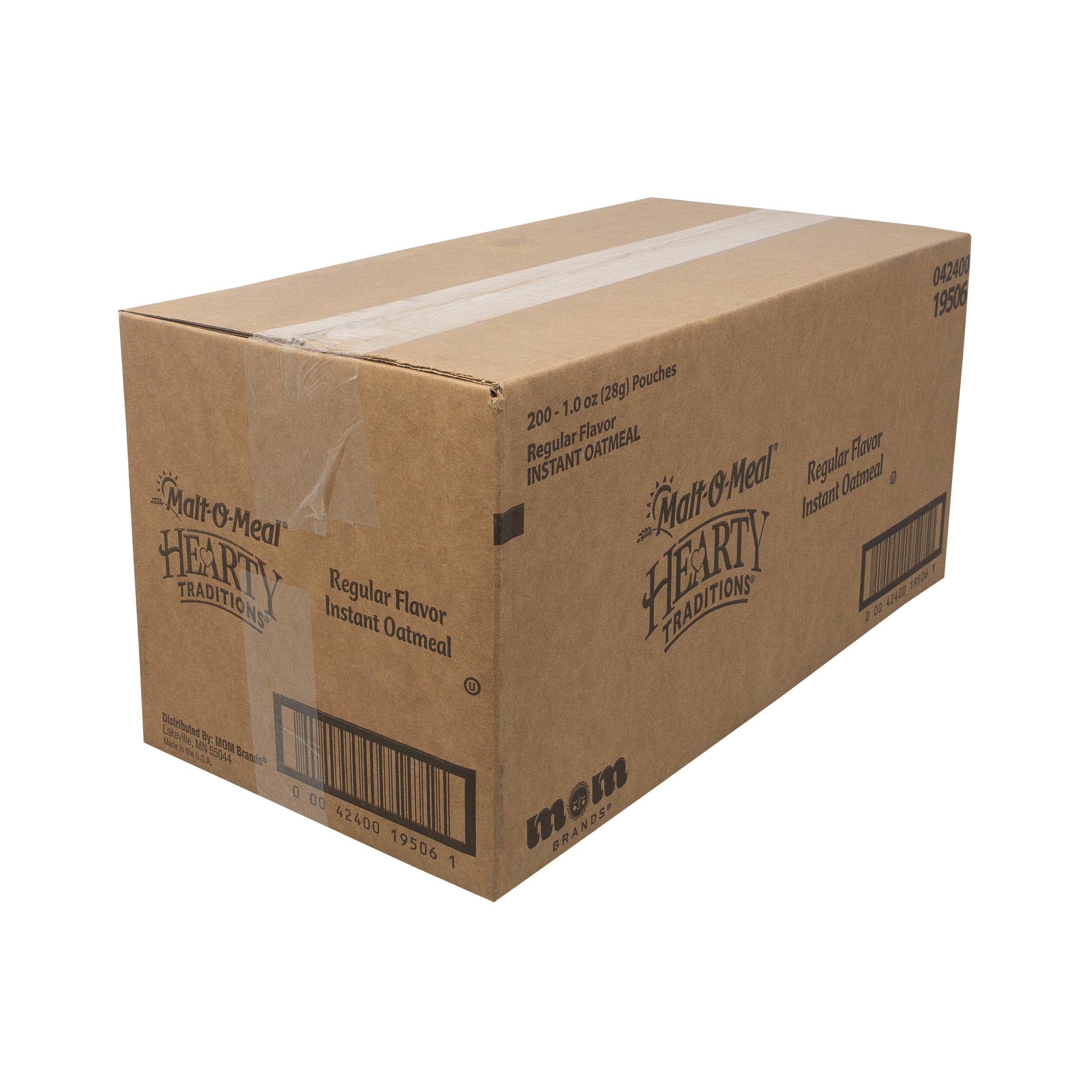 Malt-o-meal Regular Sugar Instant Oatmeal, 1 Ounce -- 200 Per Case