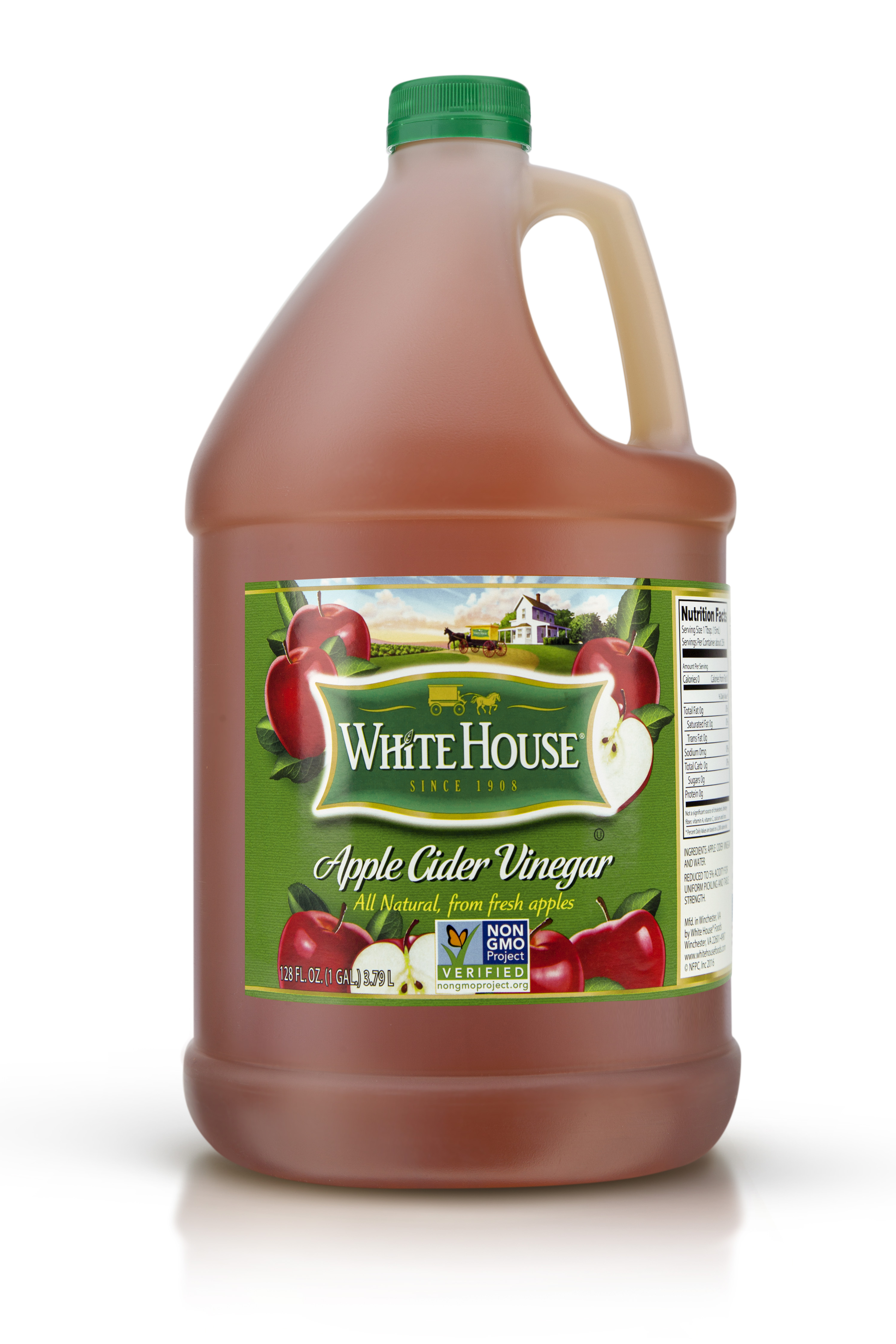 White House 50 Grain Apple Cider Vinegar, 1 Gallon -- 4 Per Case