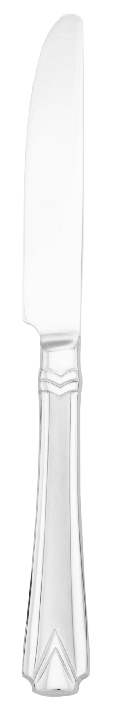 Walco 18/10 Stainless Hallmark Collection Athenian Diamond Crowned Dinner Table Knife, 8 13/16 Inch -- 12 Per Case