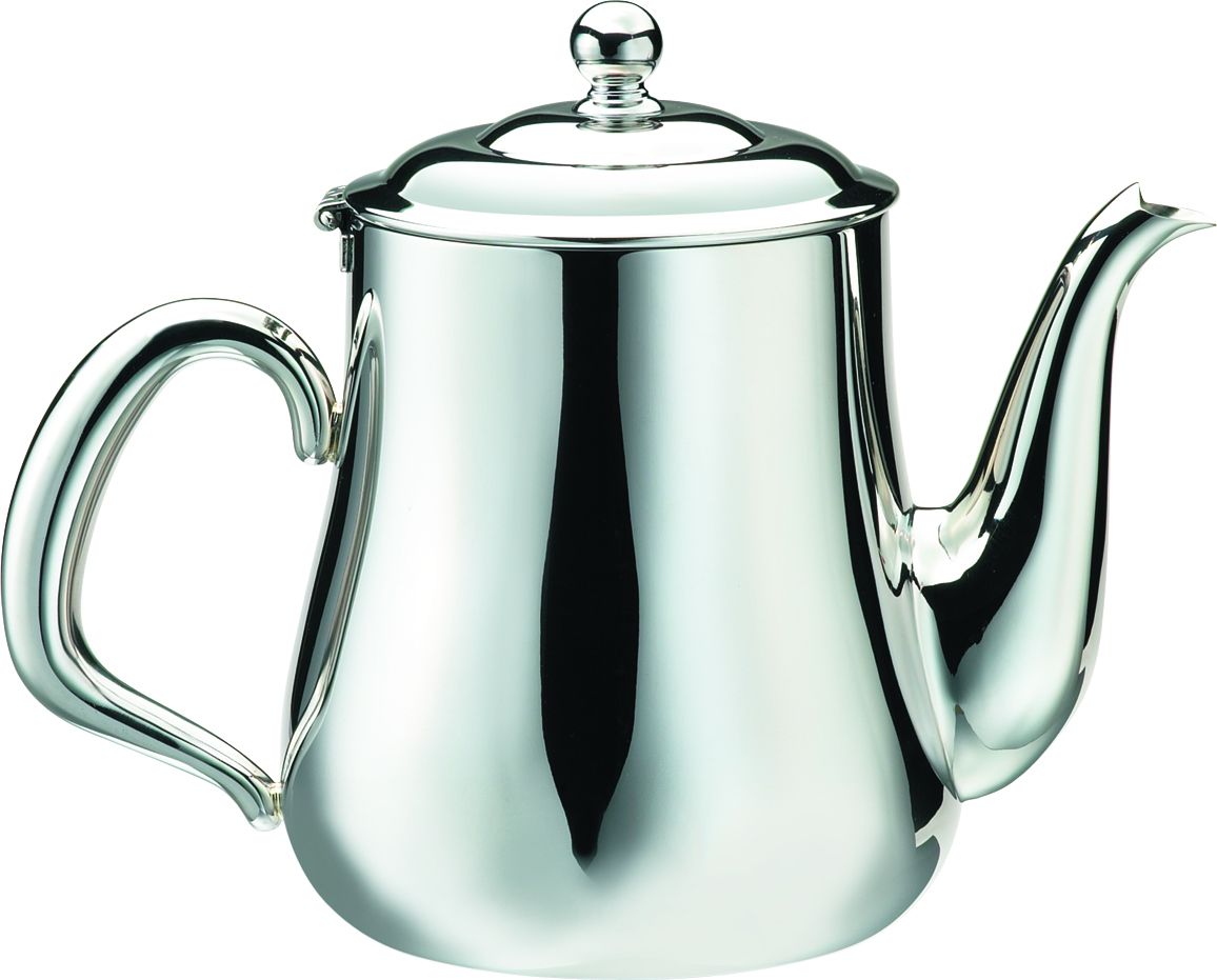 Walco Soprano Holloware Collection Gooseneck Teapot Without Base, 12 Ounce