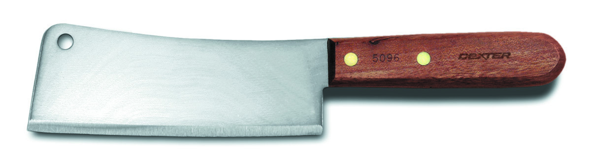 Dexter Russell Traditional Stainless Heavy Duty Cleaver, 6 Inch -- 6 Per Case