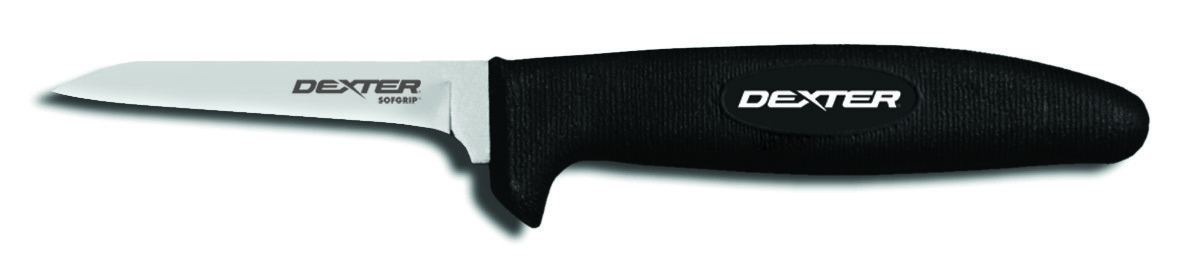 Dexter Russell Sofgrip Clip Point Deboning Poultry Knife, 3 1/4 Inch -- 12 Per Case