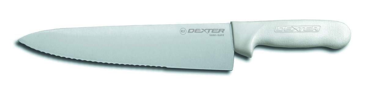 Dexter Russell Knife, 10 Scalloped Cooks Knife