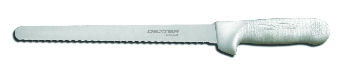 Dexter Russell Slicer, 10 Narrow Scalloped Roast Slicer