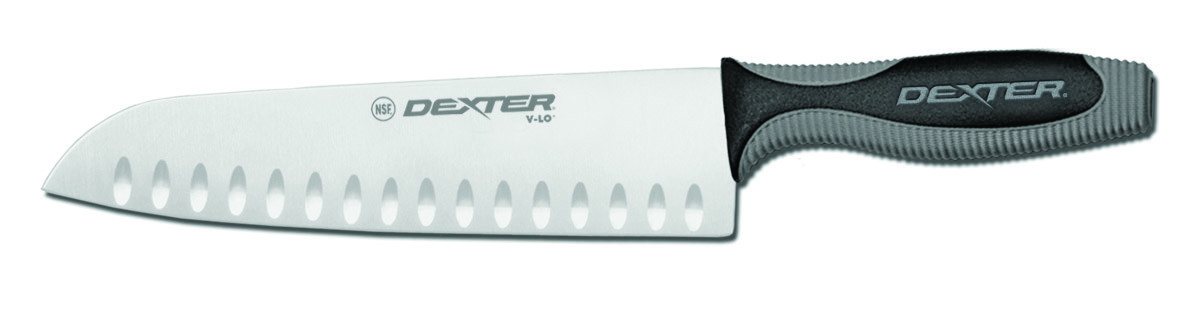 Dexter Russell V-lo Duo Edge Santoku Style Chefs Knife, 9 Inch