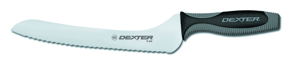 Dexter Russell V-lo Scalloped Offset Sandwich Knife, 9 Inch