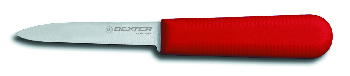 Dexter Russell Sani Safe Red Handle Cooks Style Paring Knife, 3.35 Inch