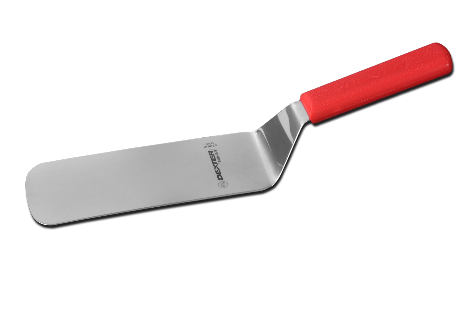 Dexter Russell Sani Safe Cake Turner With Red Handle, 8 X 3 Inch -- 6 Per Case