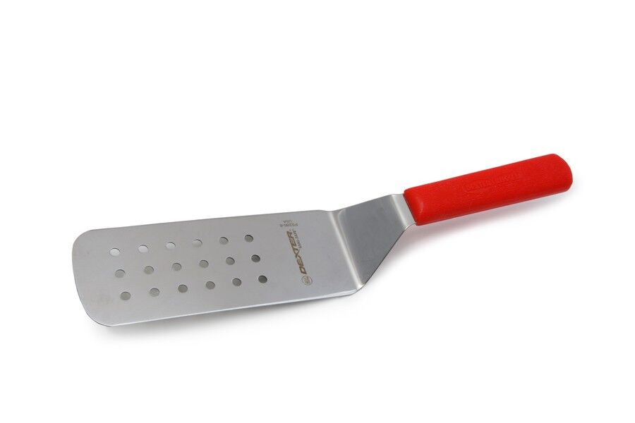Dexter Russell Sani Safe Perforated Turner With Red Handle, 8 X 3 Inch -- 6 Per Case