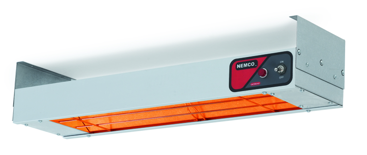 Nemco Food Equipment Hanging Infrared Bar Heater, 72 inch.