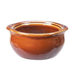 Vertex China Brown Accessories Collection Solid Brown Onion Soup Crock, 5 1/4 Inch -- 24 Per Case
