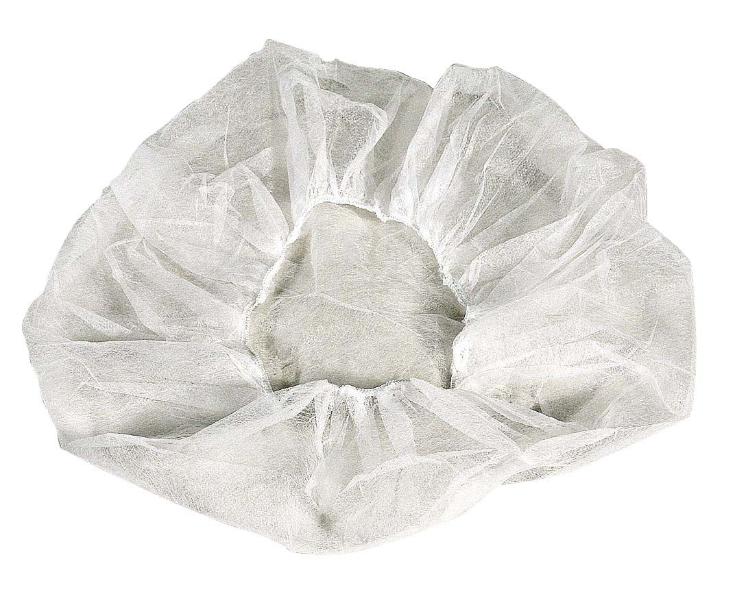 Cellucap White Hand Sewn Pleated Bouffant Cap, 18 Inch, 100 Count -- 10 Bags Per Case