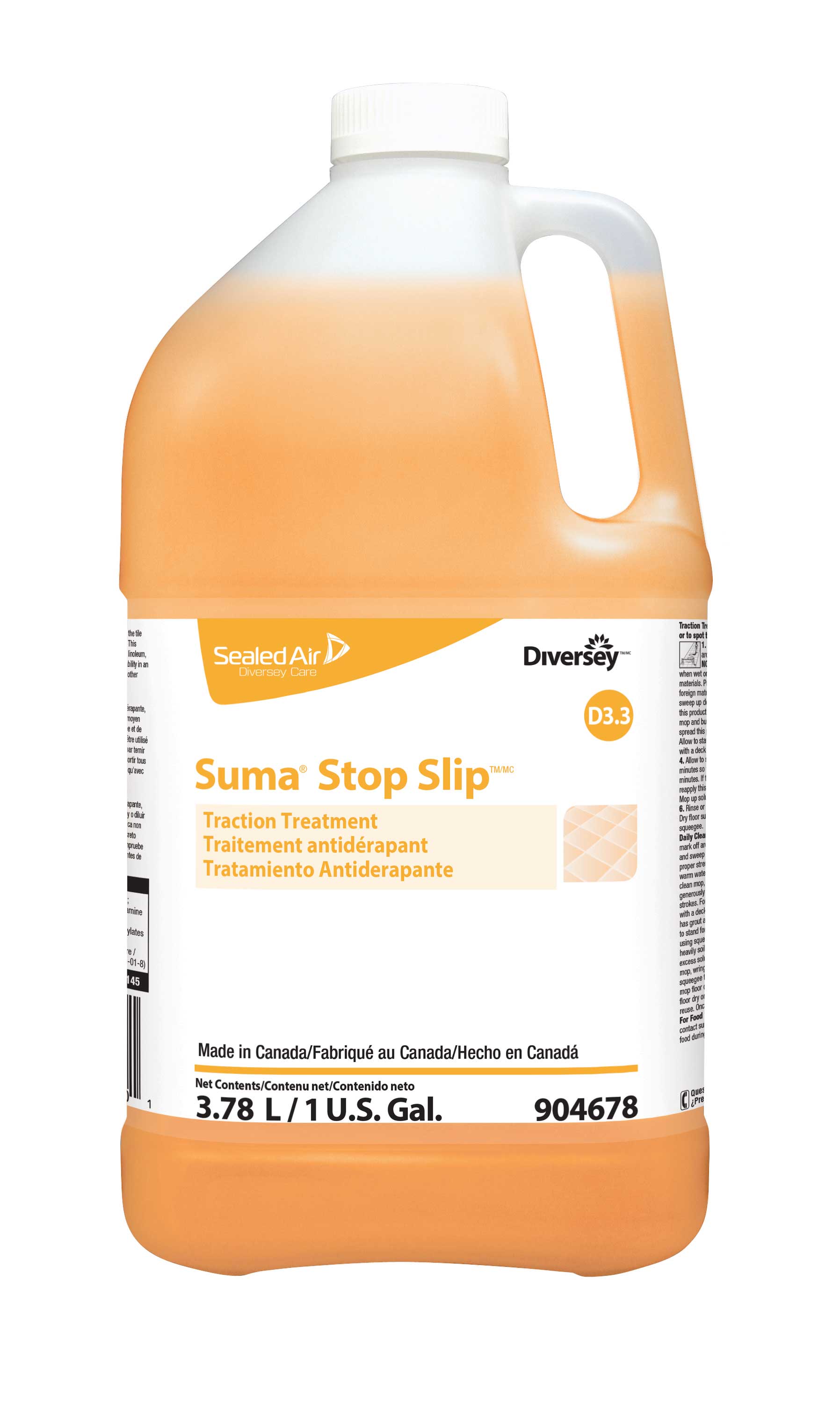 Suma Stop Slip Surface Cleaner, 1 Gallon -- 4 Per Case