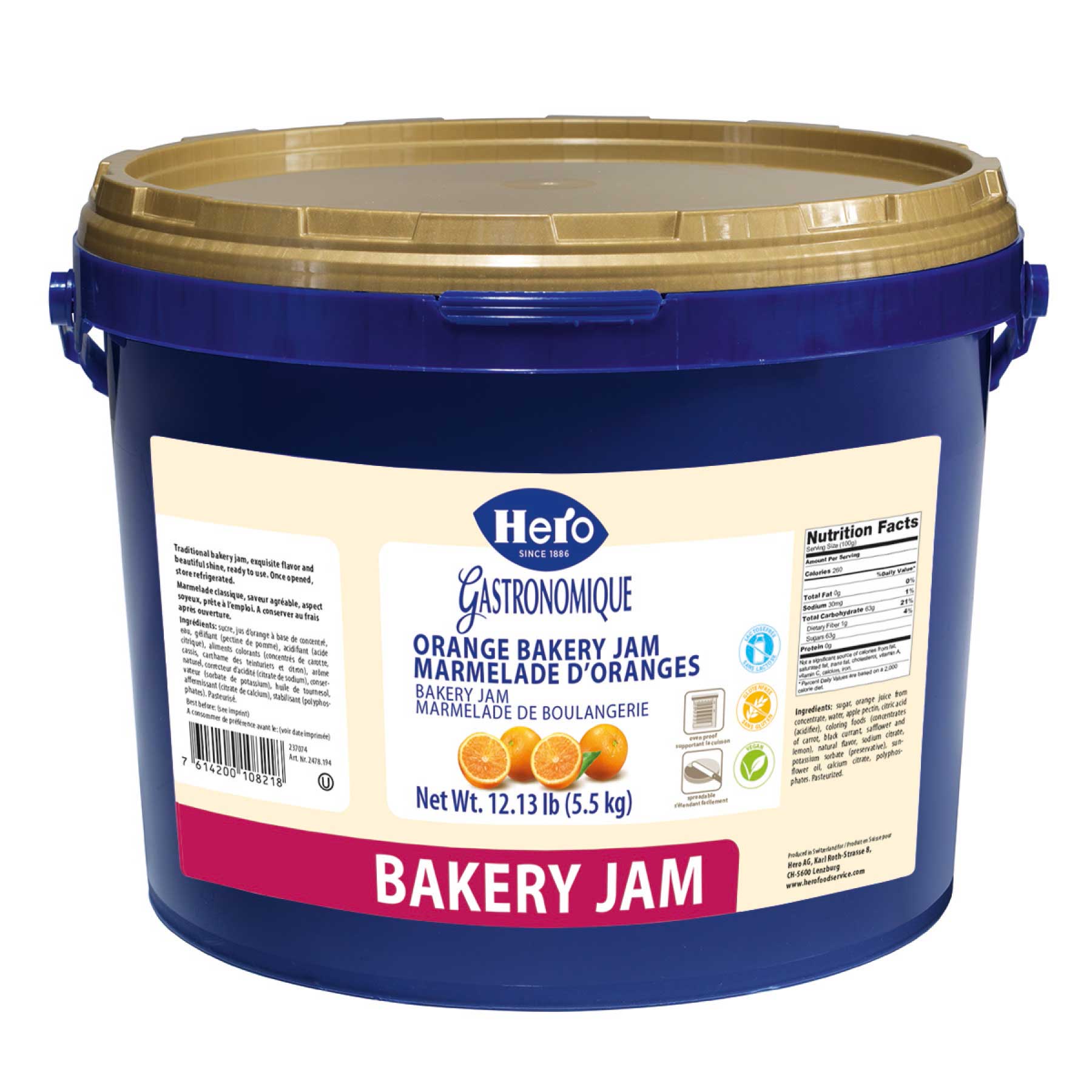 Hero Orange Marmalade, 12.5 Pound