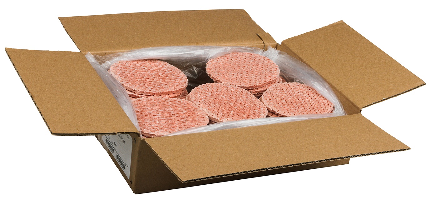 Double Red Provisions 80/20 5-1 Wide Ground Beef Patty, 3.2 Ounce