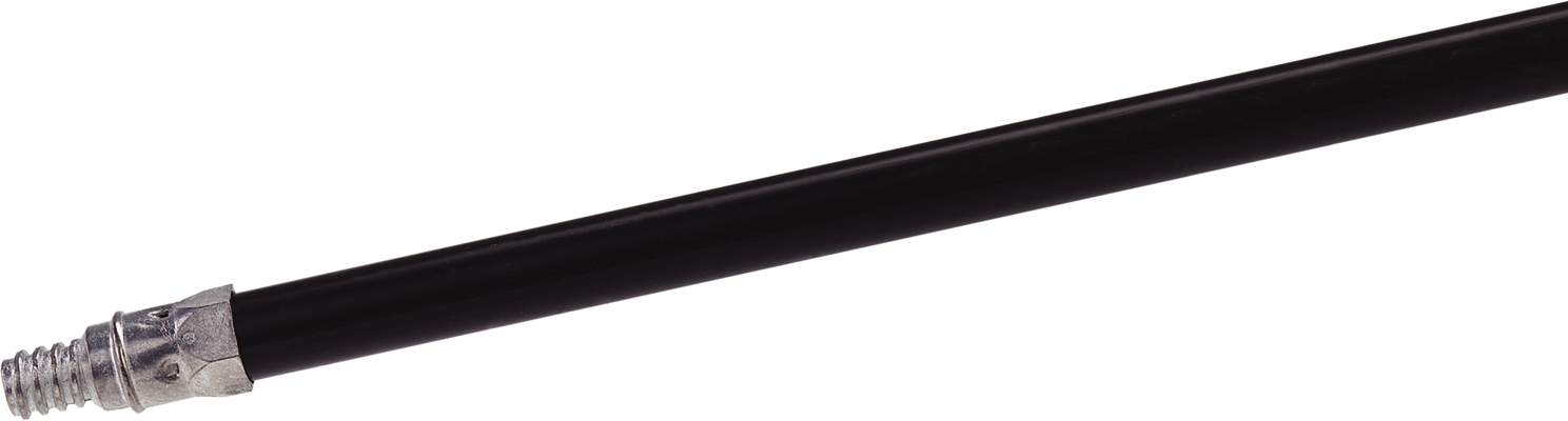 Flo-pac Black Plastic Coated Metal Handle, 60 Inch -- 12 Per Case